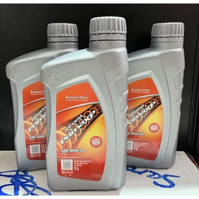 Oli Pertamina Prima XP 1Liter sae 20w-50 (1 dus)