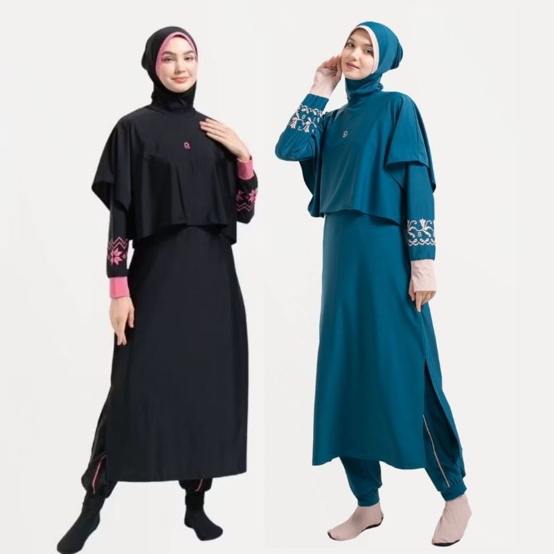 POLITE SWIM Baju Renang Muslimah Long Tun Polite [Free Gift]