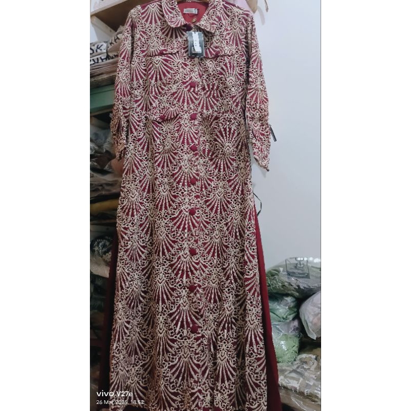 Katbol EFER Syari Branded Premium Original /Syari Butik Cantik Isaora terbaru/Syari Sultan Mewah/Gam
