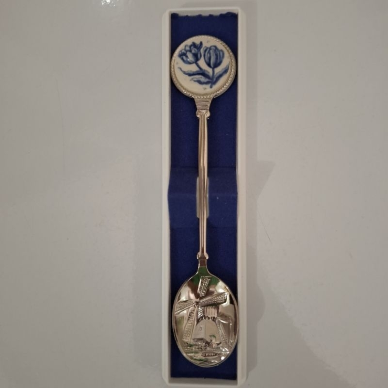 Teaspoon Delft Blue Tulips