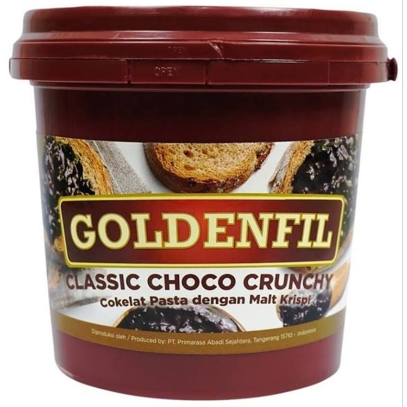 

goldenfil choco crunchy pasta coklat malt crispi selai roti