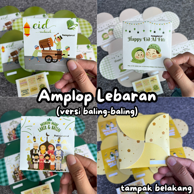 

6 pcs Amplop Baling-Baling / Amplop Unik Lebaran / Amplop Lebaran / Angpau / Angpau Lebaran / Amplop Idul Fitri