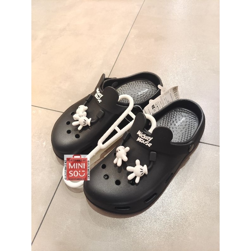 MINISO Sandal Slop Hollow DISNEY MICKEY MOUSE Collection (sz.37/38 24cm dan 39/40 25cm)