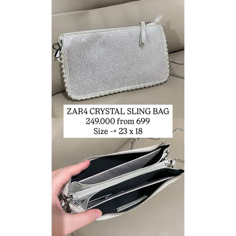 Zara chain sling bag