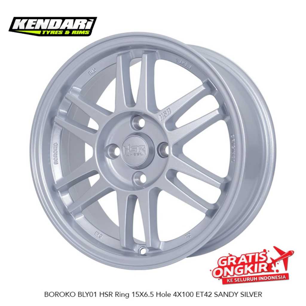 Velg RPF1 R15 Untuk Mobil Brio Agya Ayla HSR BOROKO BLY01 R15