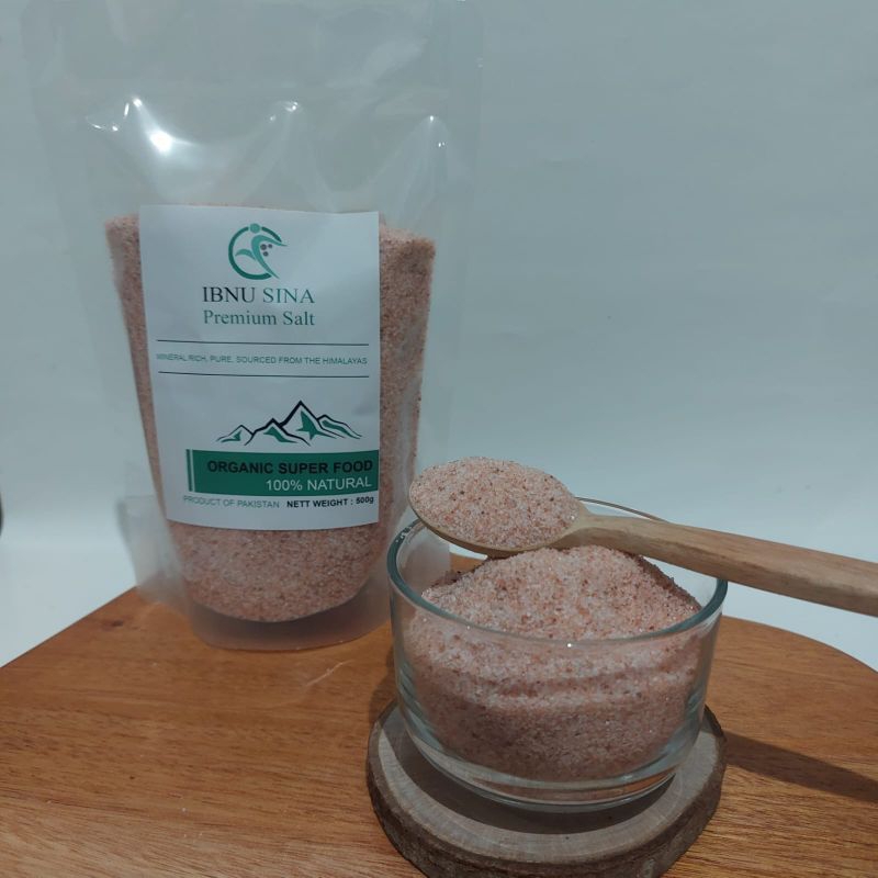 

GFD (Asli)Garam Halus himalaya ibnu sina gr Himalayan Pink salt Orinal himsalt organic