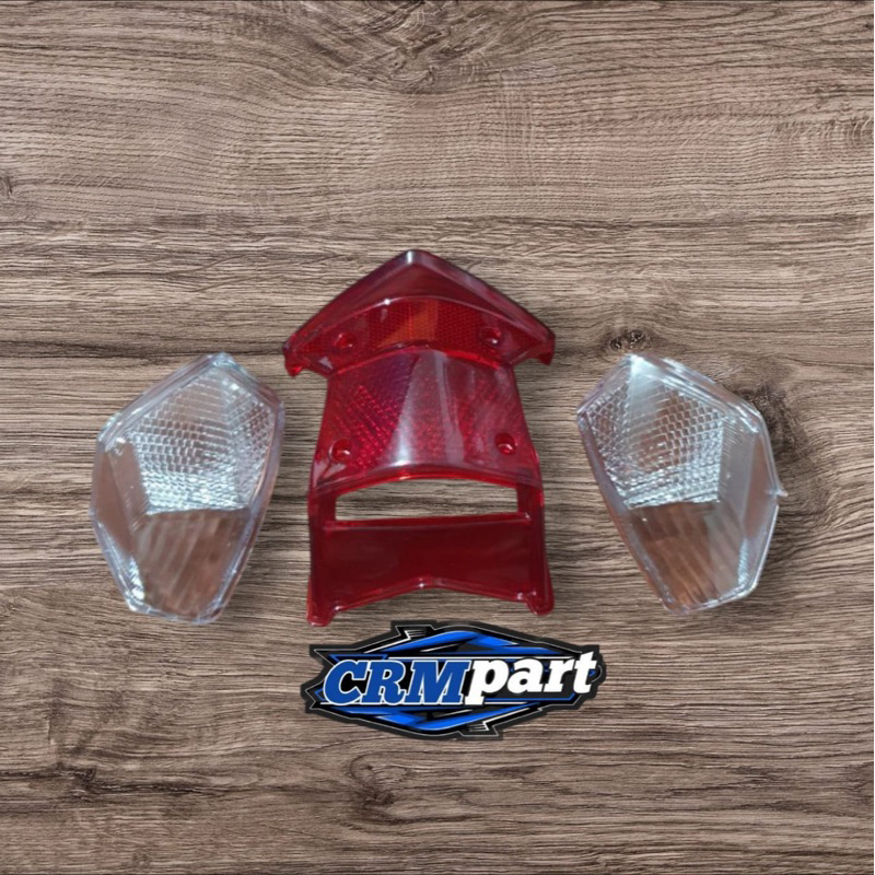 mika kaca stoplamp vega zr merah putih narita