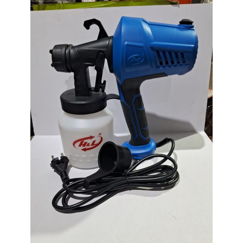 HL719 ELECTRIC CAT MINYAK Spray Gun Paint Mesin Semprot Elektrik HL719 H&L Pro Kuningan