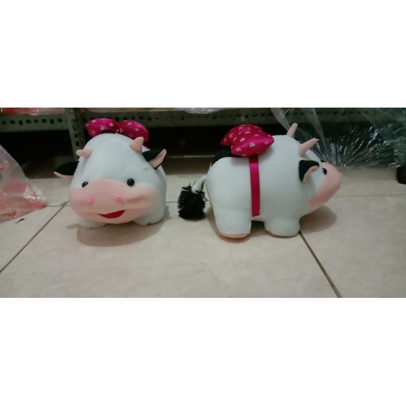 boneka sapi mini _ boneka lucu mini