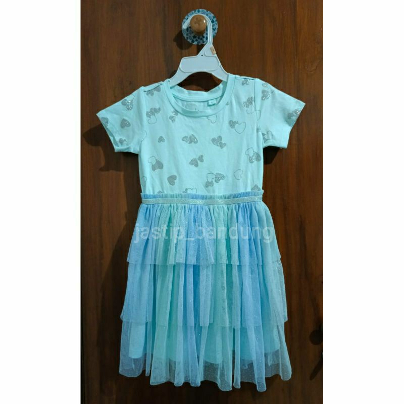 Anko Dress Blue Love / Dress Tile Anko / Anko Dress Tile Love