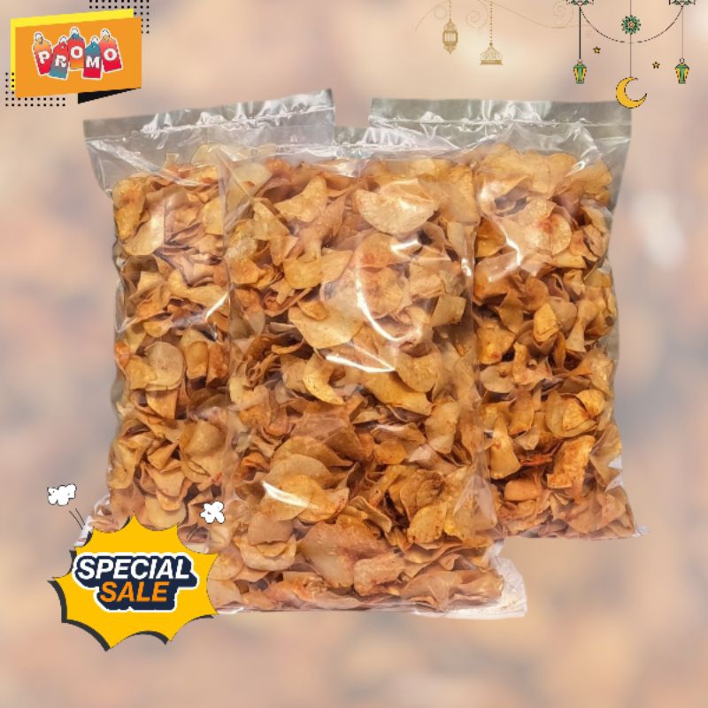 

Keripik Singkong Balado Pedas 500 gram Kripik Snack