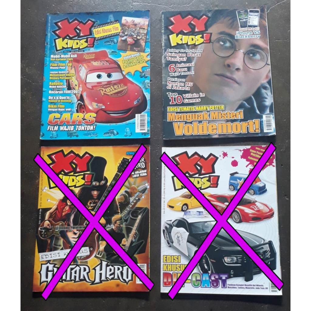 majalah XY Kids lama. Edisi baca di keterangan iklan