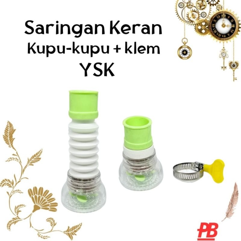 ( Original 100% )Saringan Air/ Filter kran / Sambungan Kran Air Flexible YSK
