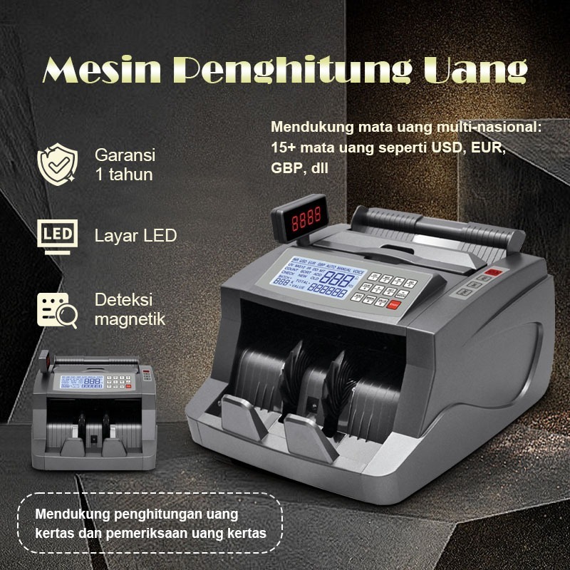 Mesin Penghitung Uang / Penghitung Uang / Mesin Penghitung Sinar Ultraviolet Inframerah
