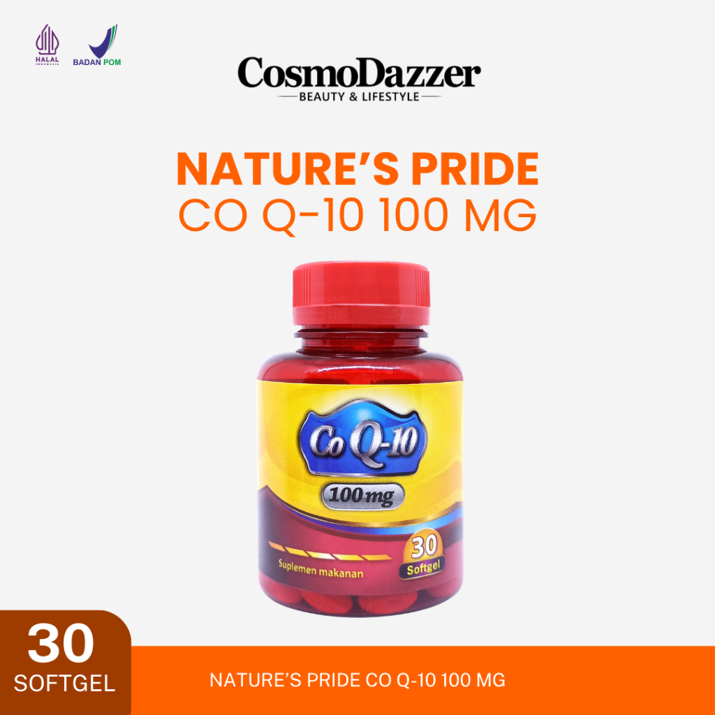 NATURE'S PRIDE CO Q-10 100 MG CO ENZYM Q100 ISI 30 DAN 100 SOFTGEL