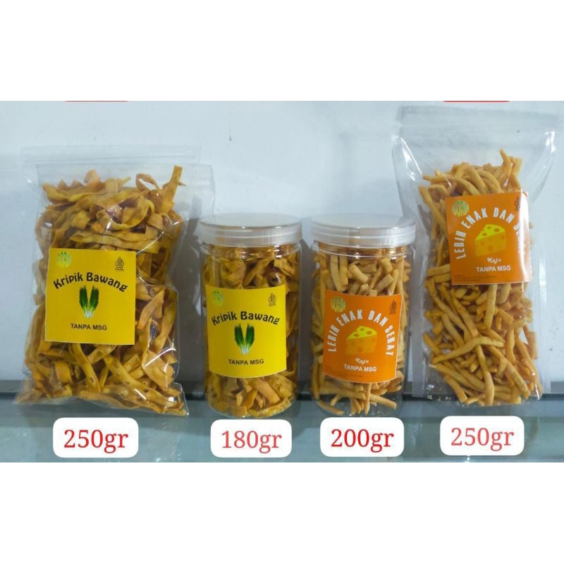 

Cheese Stick dan Kripik Bawang Non MSG
