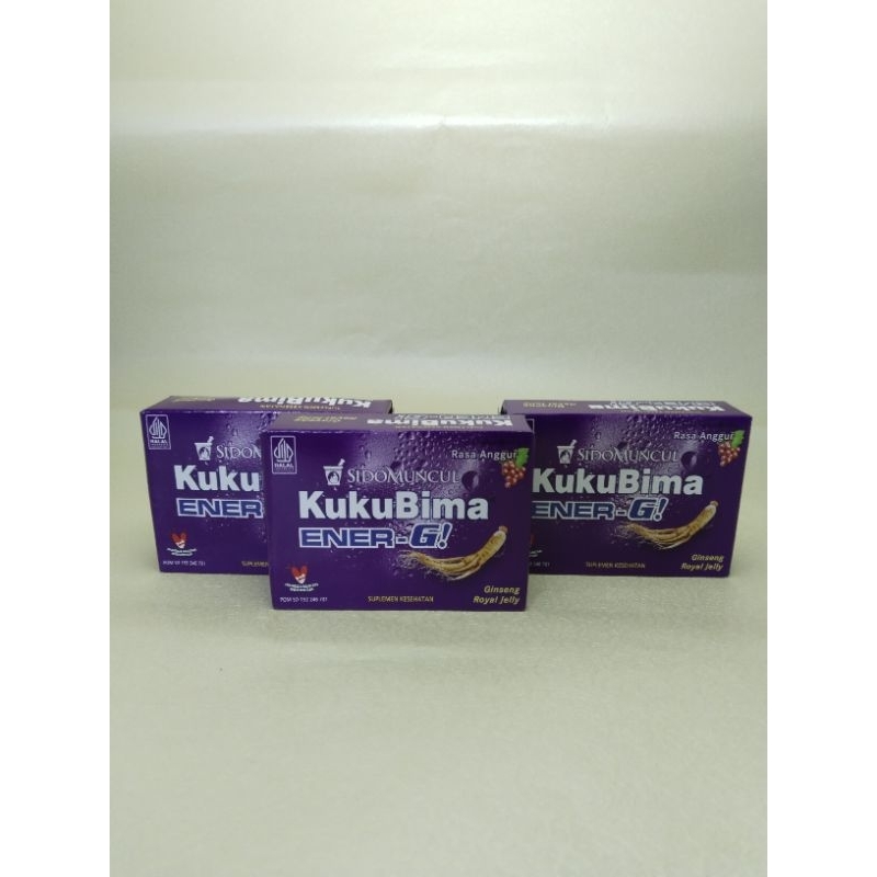 

KUKU BIMA Ener-G Sidomuncul isi 6 sachet @ 4,5g