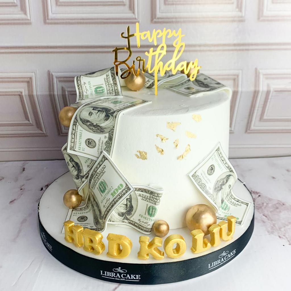 

Kue Ulang Tahun/Birthday cake/kue ultah tema money/kue tema dollar/kue birthday jakarta