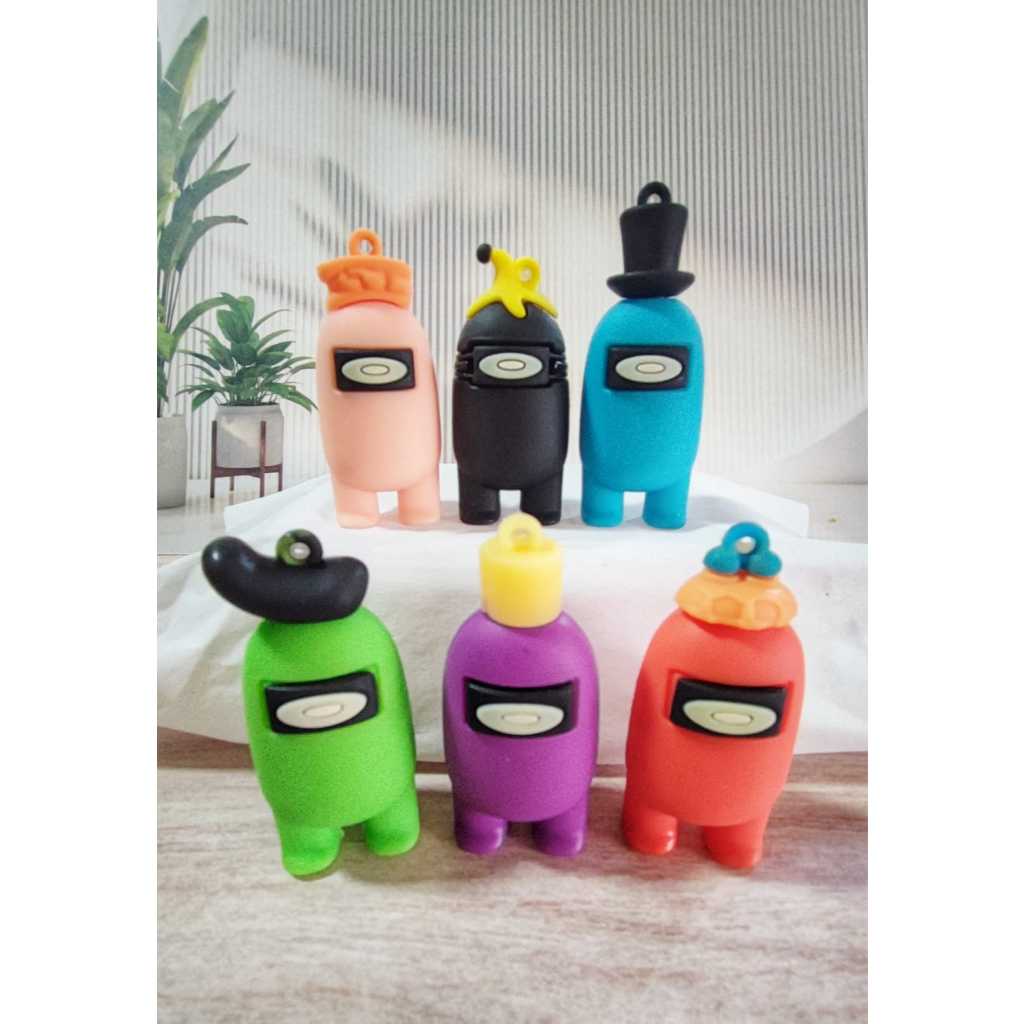 Topper Among Us, Hiasan Kue Figure AmongUs, Mainan AmongUs