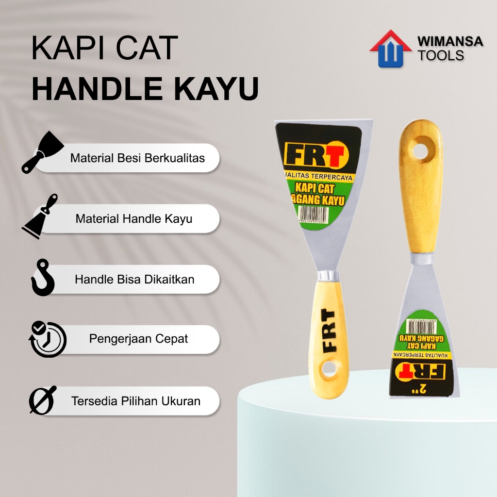 KAPI CAT FRT 3 INCH - GAGANG KAYU