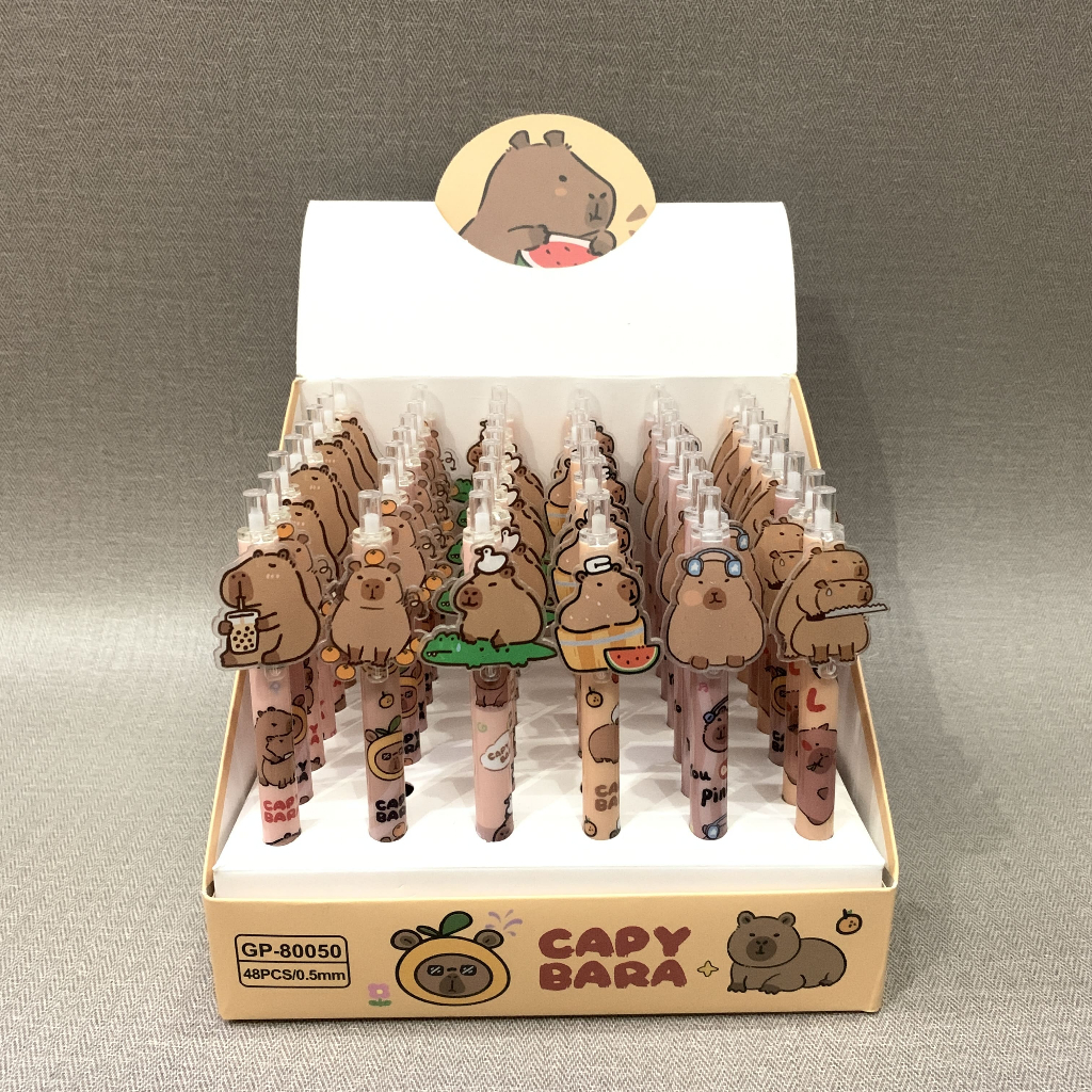 

Capybara Watermelon Cute Ball Pen Per Pcs Pulpen Blue Gel Ketebalan 0.5mm