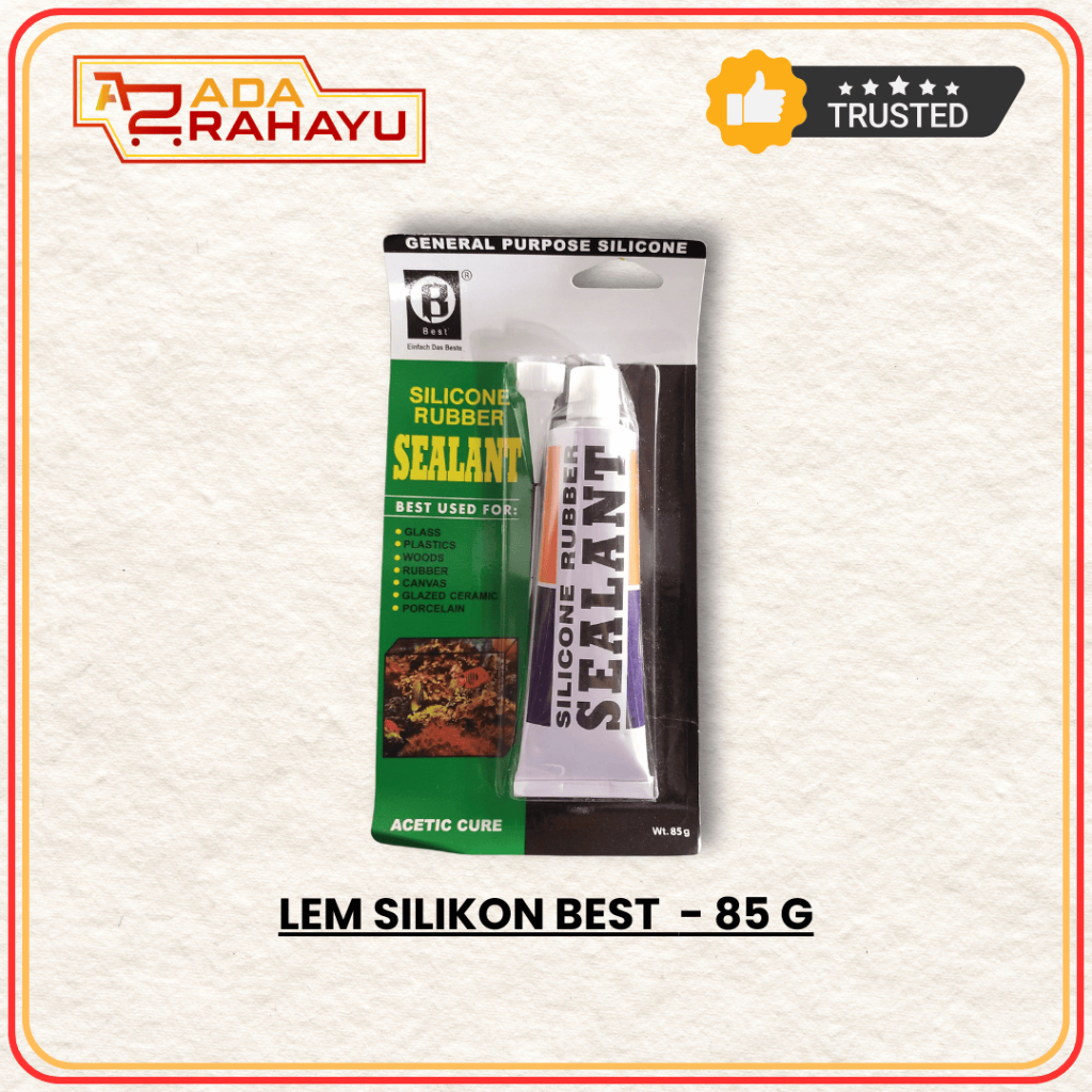 Lem Kaca Aquarium Silikon Silicone Sealant BEST / Lem Aquarium Anti Bocor
