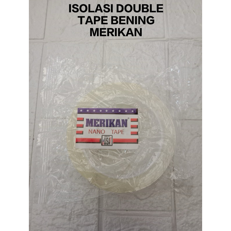 

ISOLASI DOUBLE TAPE BENING MERIKAN