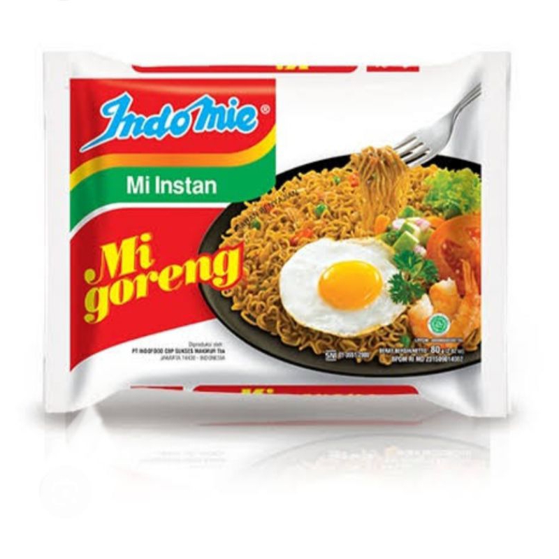 

INDOMIE GORENG ORIGINAL 85GR HARGA SATUAN READY 1VARIAN