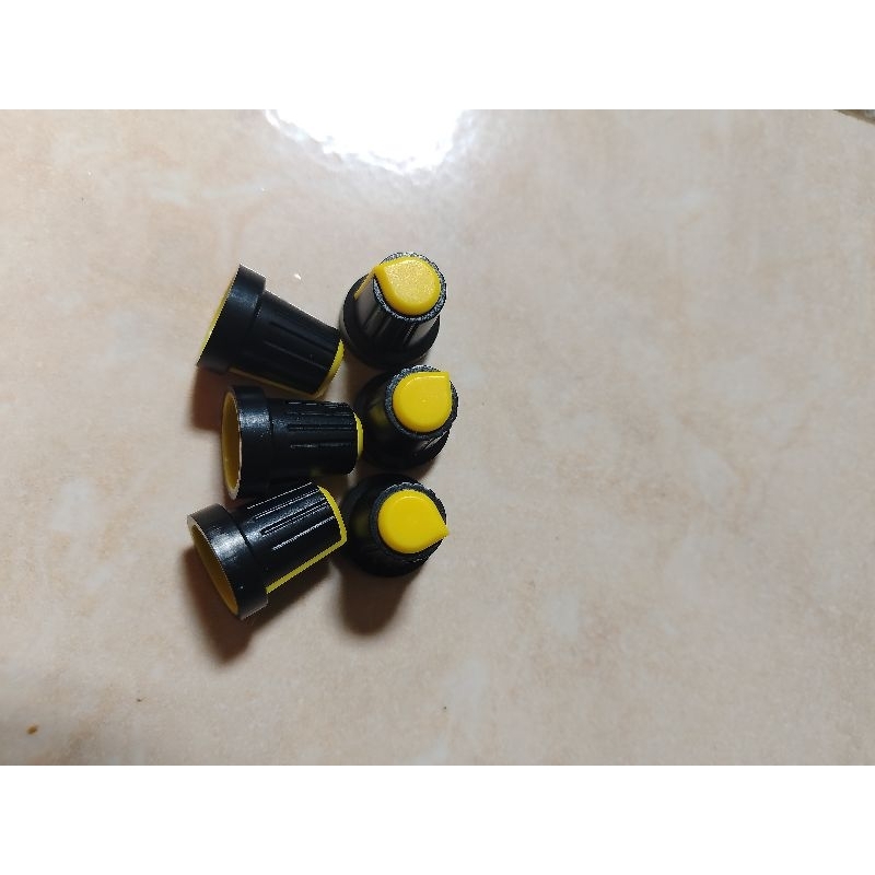 Knop Potensio Bahan Plastik / Knop Potensio Mixer / Knop Potensio Power Ampli