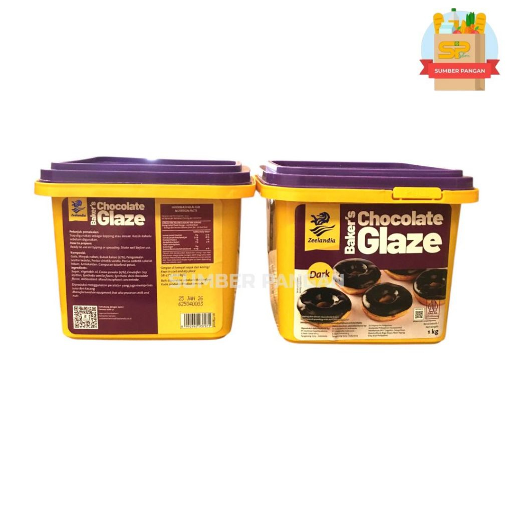 

Zeelandia Baker's Dark Chocolate Glaze 1 kg
