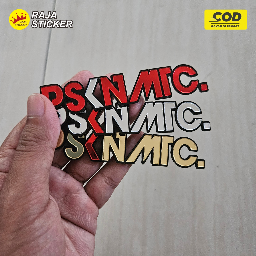 Emblem logo psknmtc akrilik acrylic timbul 3d