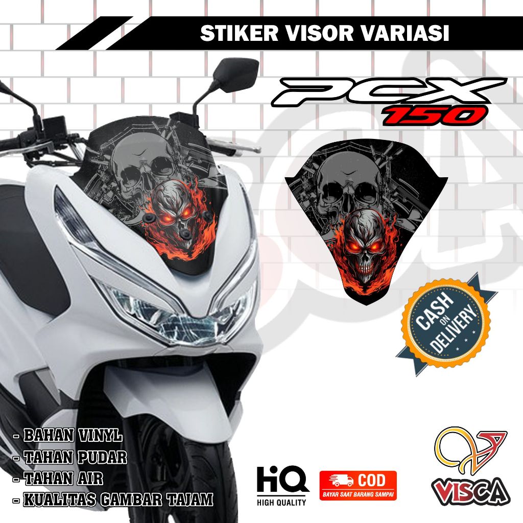 Stiker Visor PCX 150 Variasi 01