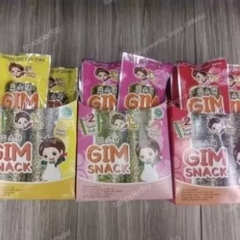 

Gim snack nori Twin roll rumput laut rasa MADU / SPICY / UDANG ( isi 12 )