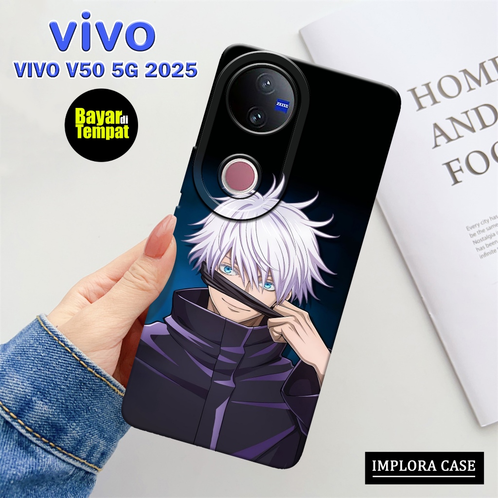 Case Vivo V50 5G 2025 Terbaru Motif Anime IMPLORA CASE Casing Vivo V50 5G 2025 Softcase Pro Camera V