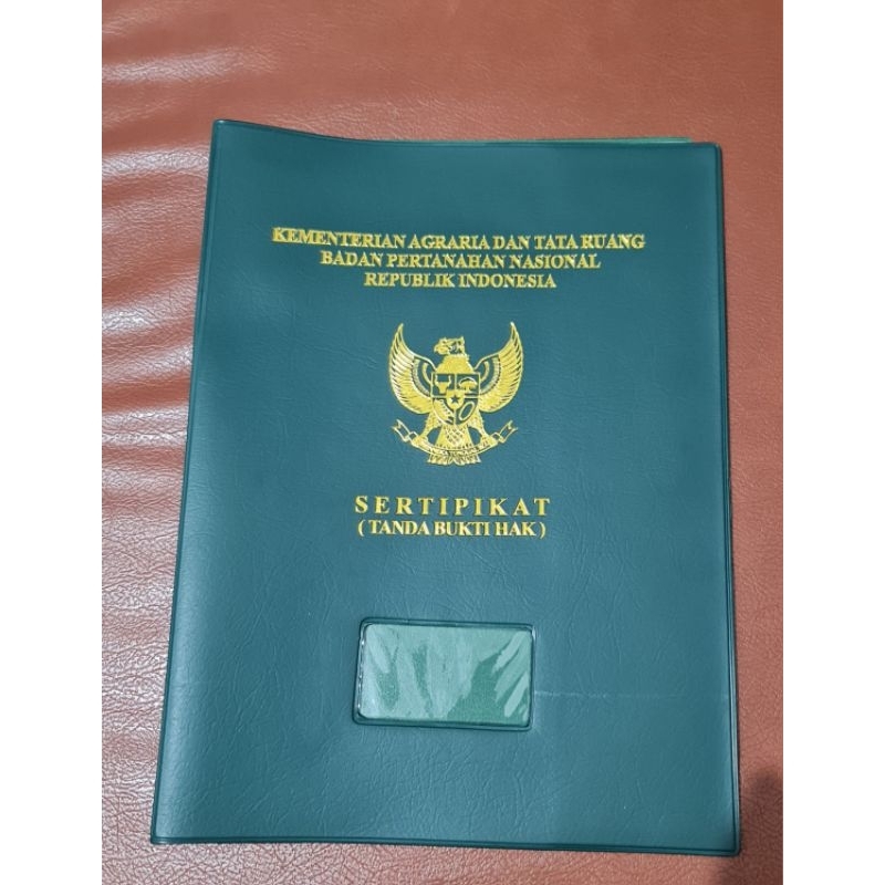 

Sampul / Cover Sertifikat / Sertipikat tanah