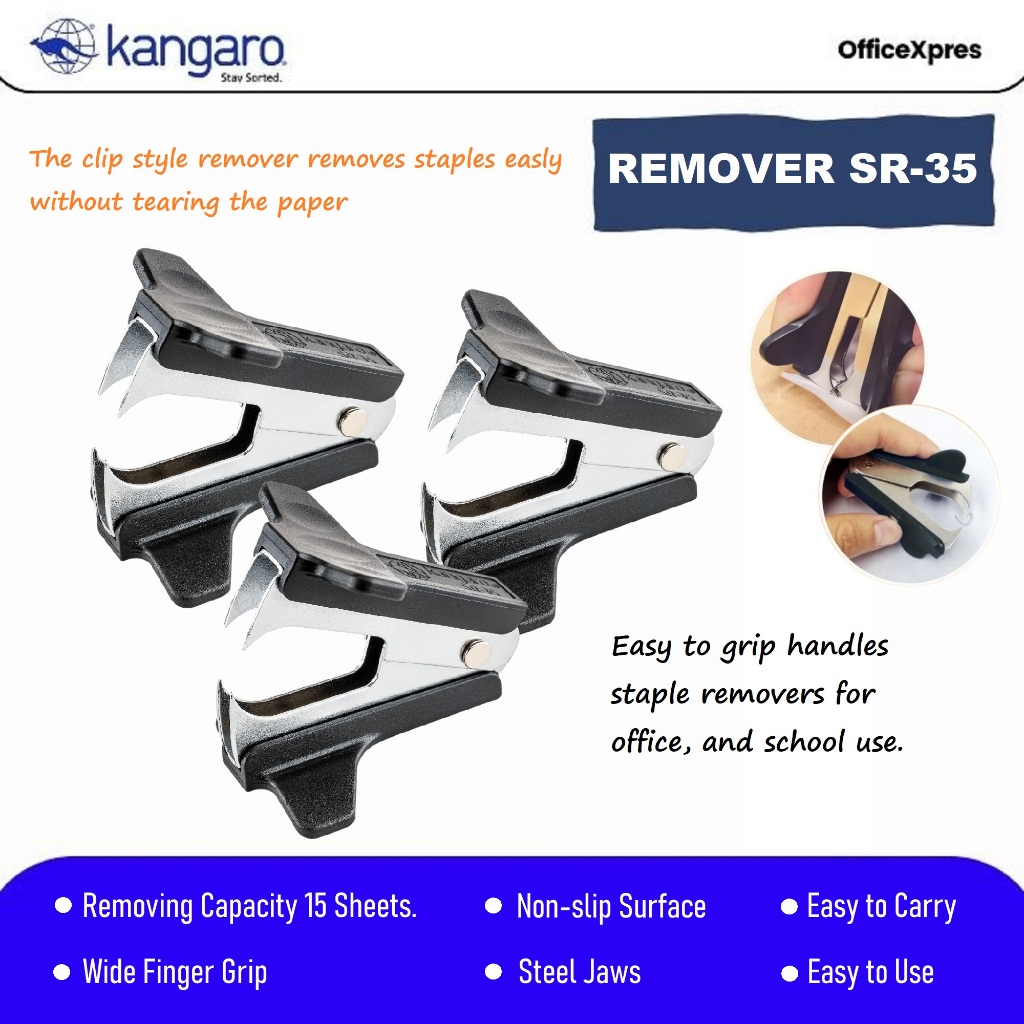 

Pencabut Staples / Alat Pelepas Isi Staples / Remover SR 35 Kangaro / Pembuka Staples