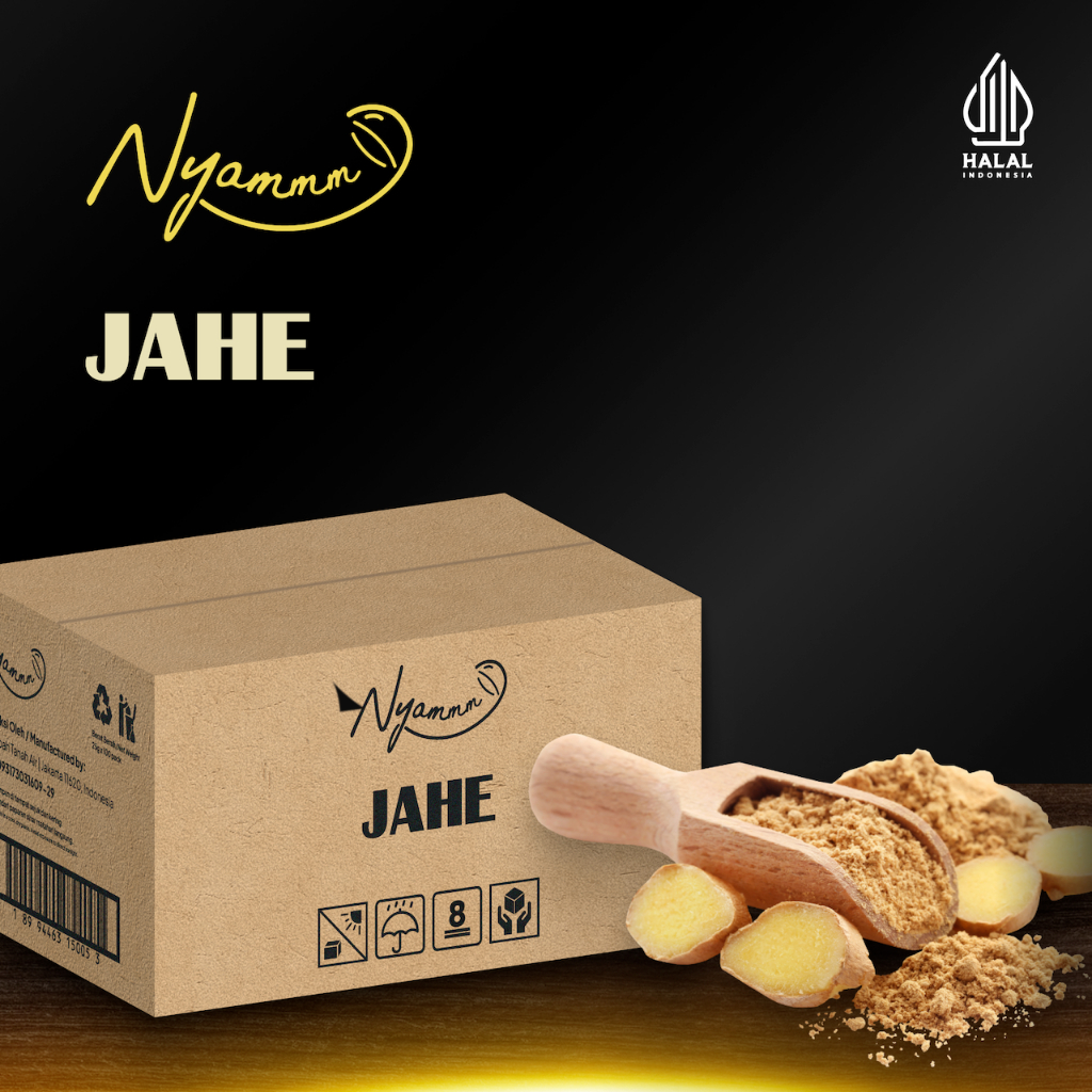 

Jahe Bubuk | Ginger Powder | Rempah Herbal Asli Bumbu Masak Marinasi - 1 Dus