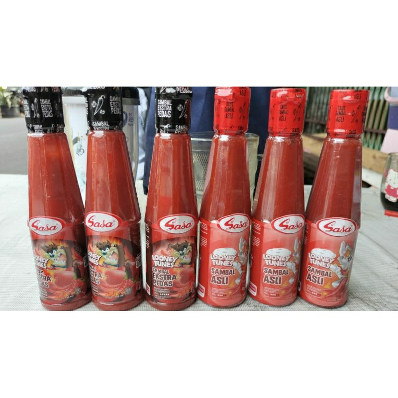 

saos sasa 135gr extra pedas dan sambel pedas