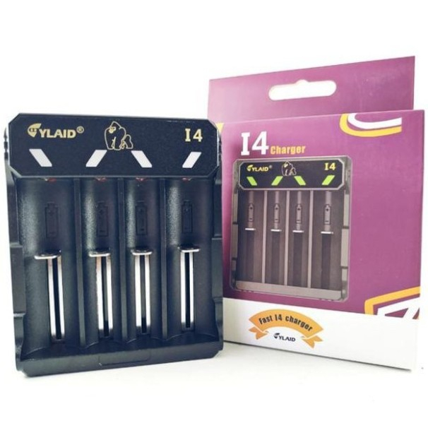 Charger Cylaid I4 4 Slot Charger 100% Authentic [ VAPEKU88 ]