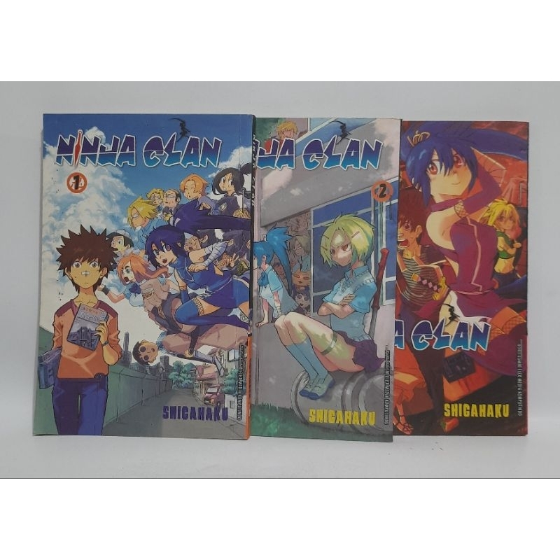 Komik Ninja Clan 1-3 set - Shigahaku