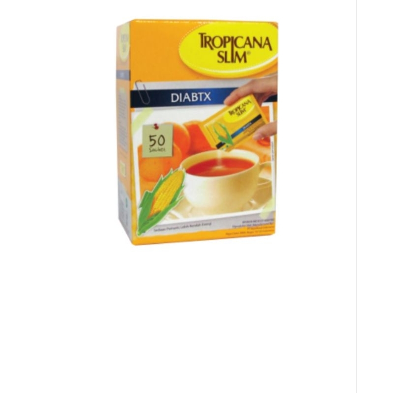 

TROPICANA SLIM SWEETNER NO CALORI DIABETICS BOX 50 SACHET