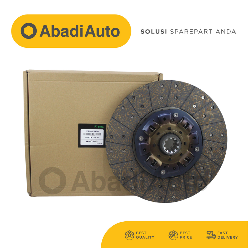 Clutch Disc Assy 15" Hino 500 (31250-E0490) Gora