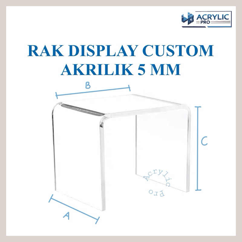 

Rak Display Akrilik 5mm custom