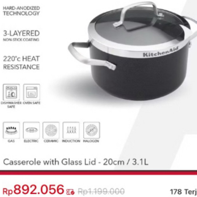 PRELOVED - KitchenAid Stockpot 20cm / 3L