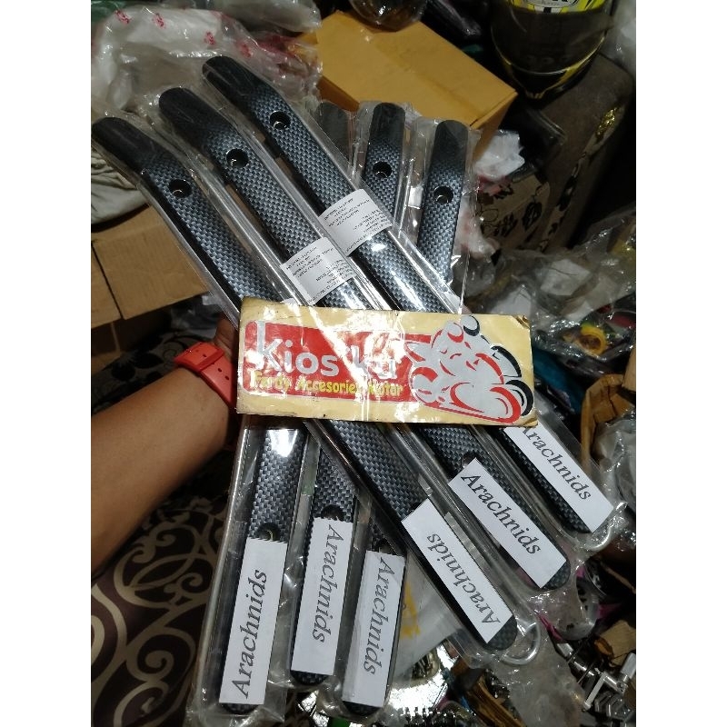 (READY STOCK) Tameng Knalpot Nouvo lele / Nouvo sporty Pelindung knalpot Nouvo Lele (Tameng Besi Pan