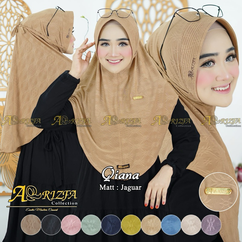 ARRIZFA QIANA // HIJAB BERGO PET QIANA BY ARRIZFA COLLECTION