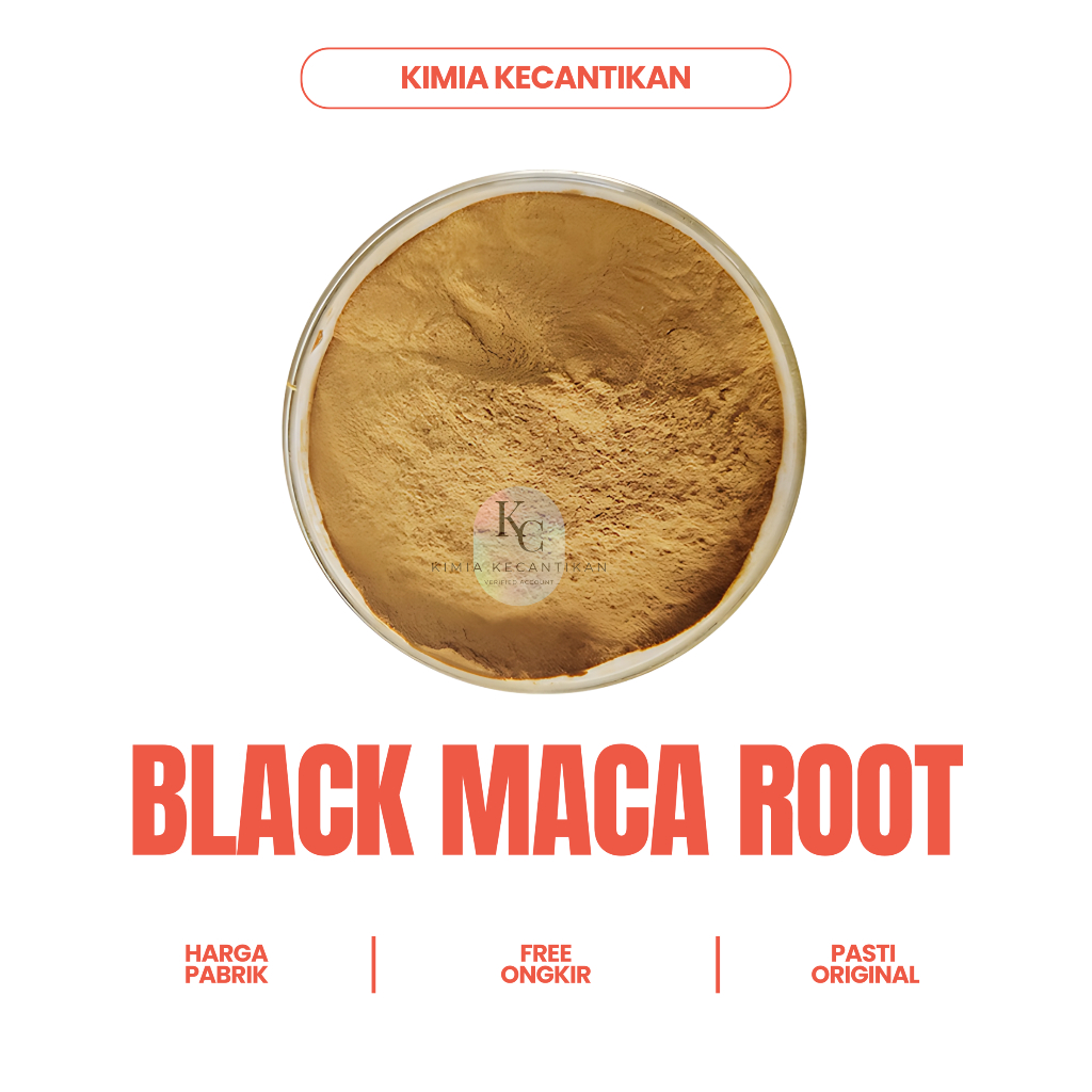 Black Maca Root Powder Kosmetik Grade Akar Maca Bubuk 10gr