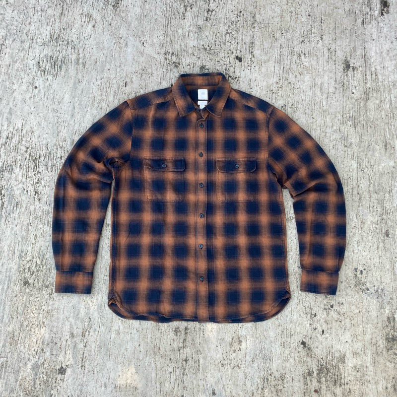 flannel hnm double pocket