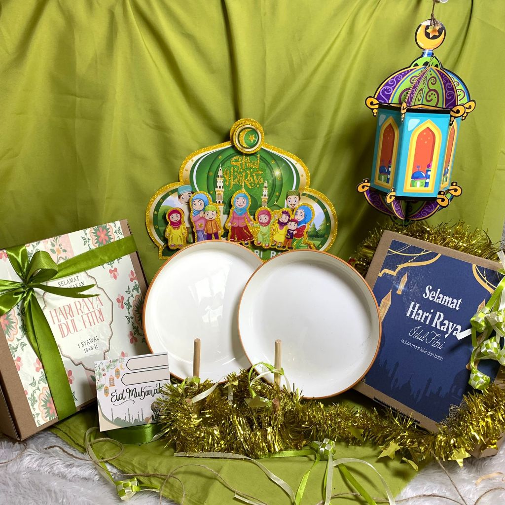 Hampers Lebaran / Hampers Idul fitri / Hampers Piring/ kado lebaran / Gift hamper/ piring keramik