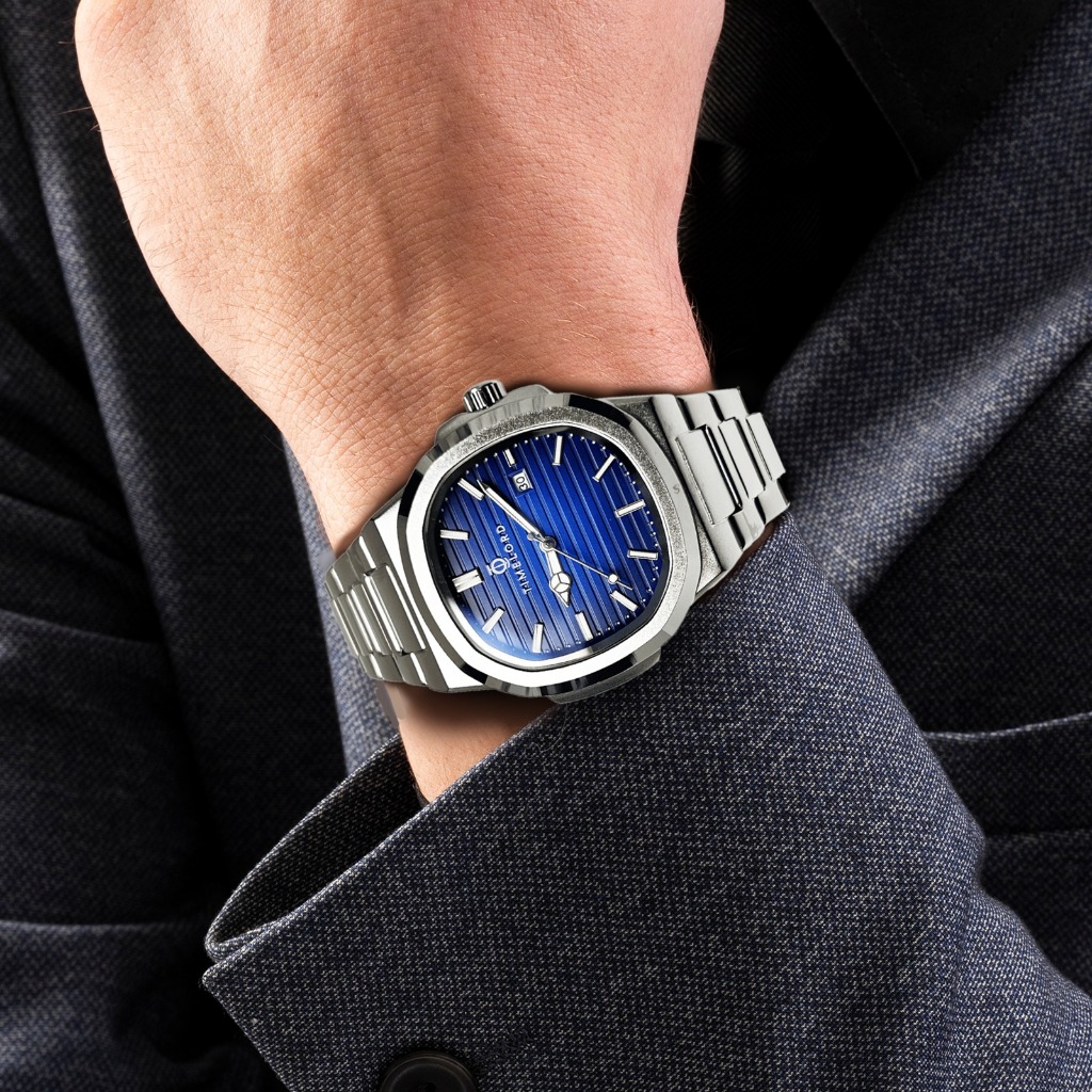 HOT SALE TIMELORD 2066 Jam Tangan Pria Tanpa Baterai Kaca Safir WatchesCOD